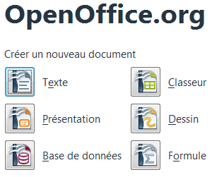 Gérer tout en téléchargeant open office