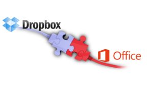 Dropbox intégré à Microsoft office