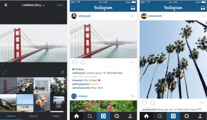 Le format rectangulaire disponible sur Instagram sans logiciel de montage photo