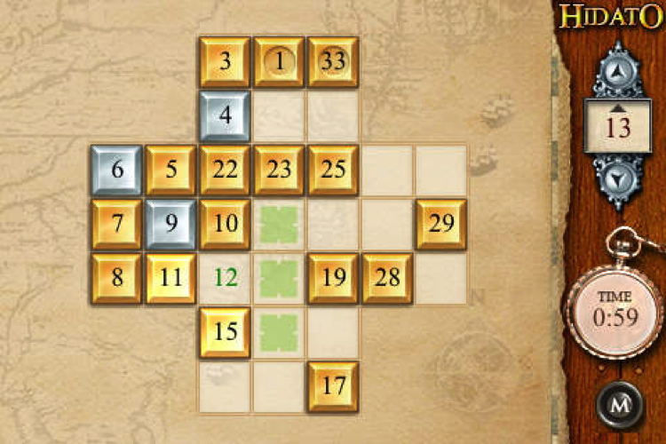 Découvrez Hidato, le nouveau sudoku gratuit