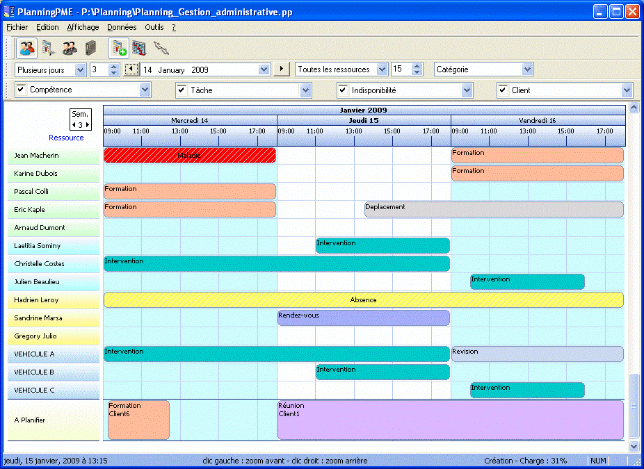 Quelle alternative plus efficace au planning excel ?